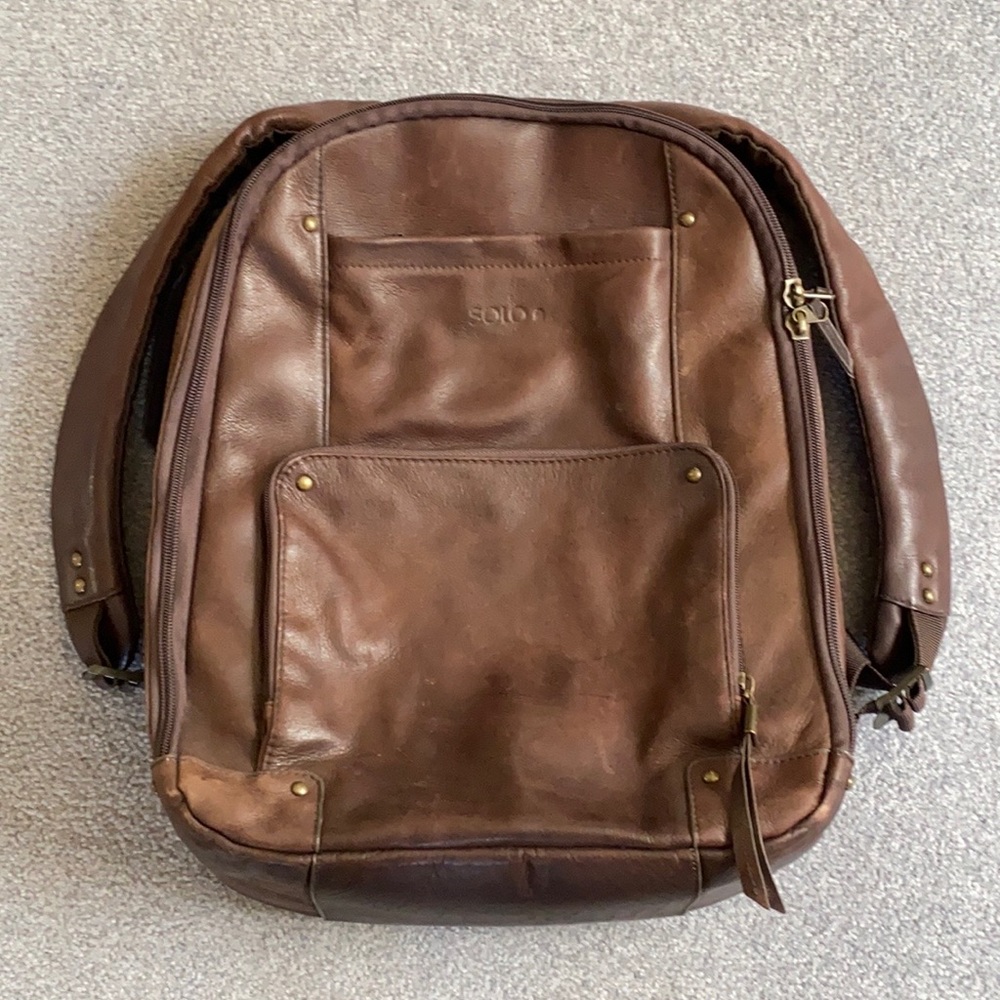 Solo New York Reade Vintage Leather Backpack